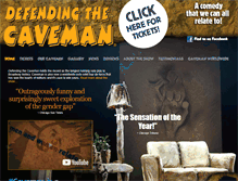 Tablet Screenshot of defendingthecaveman.com